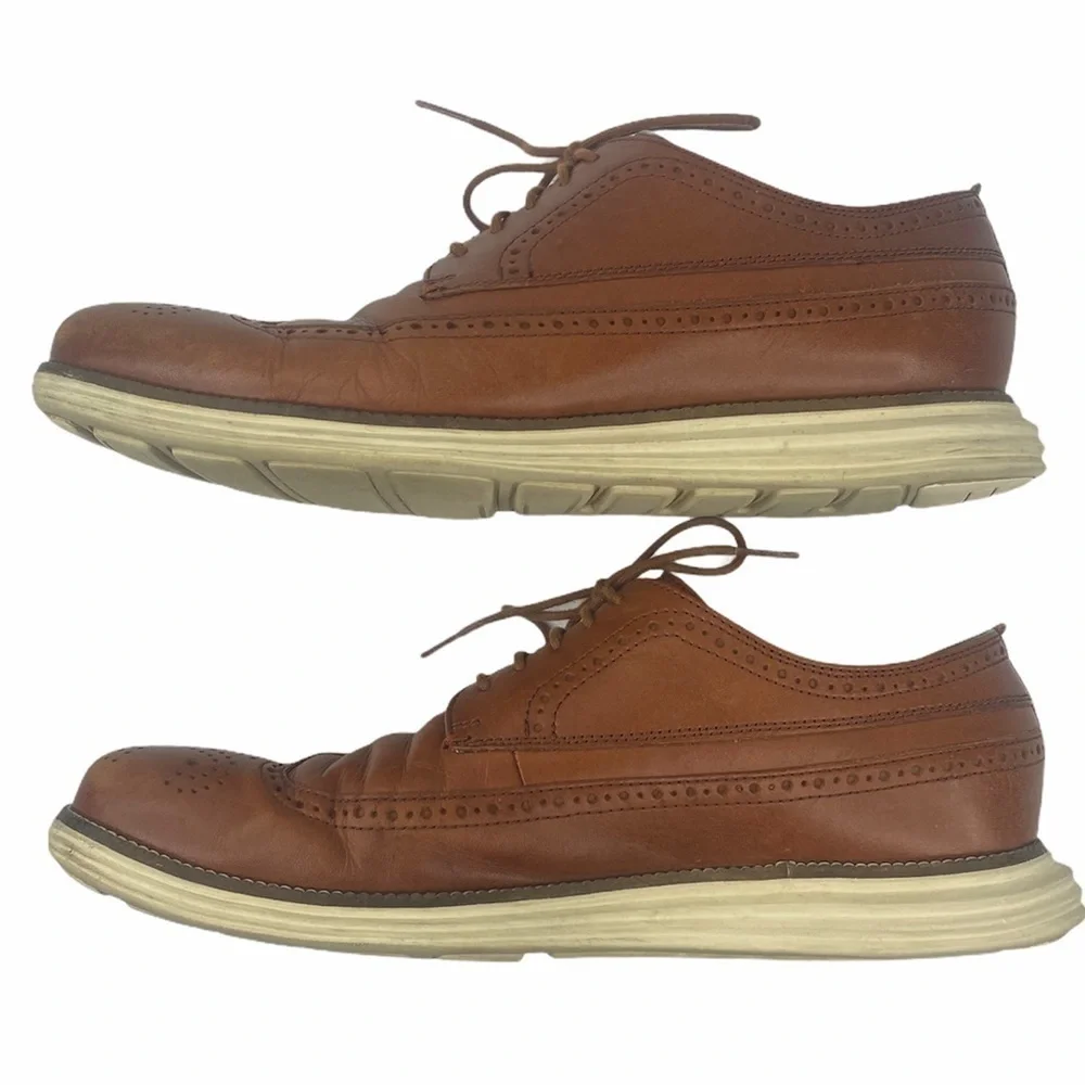 Cole Haan Grand Long Wingtip Oxford Shoes